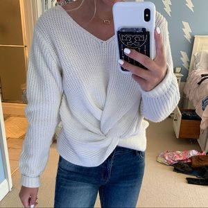 Cute knot sweater